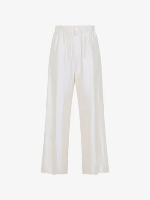 Carven elasticated-waist wide-leg trousers