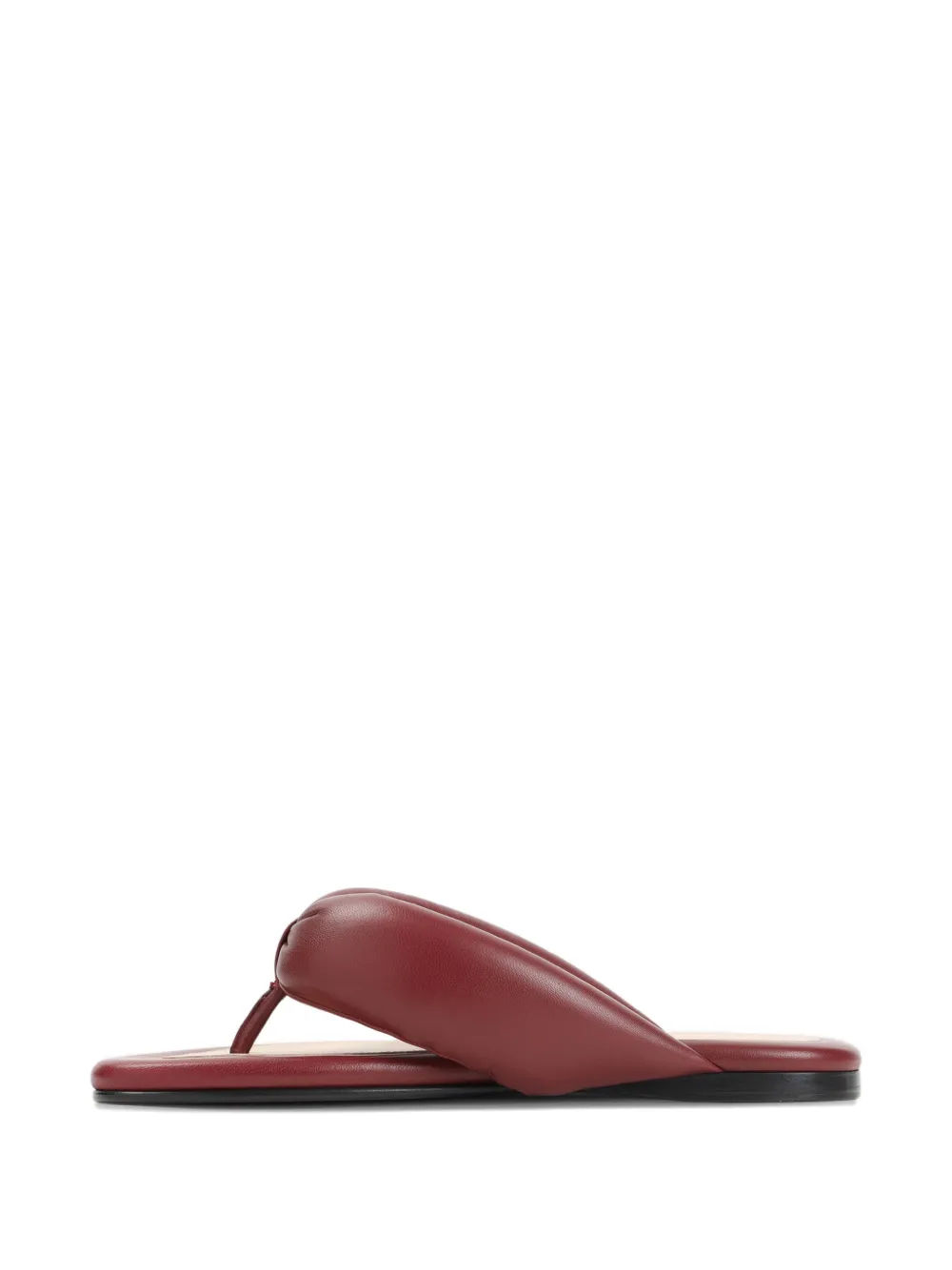 Carven Garnier leren sandalen Rood