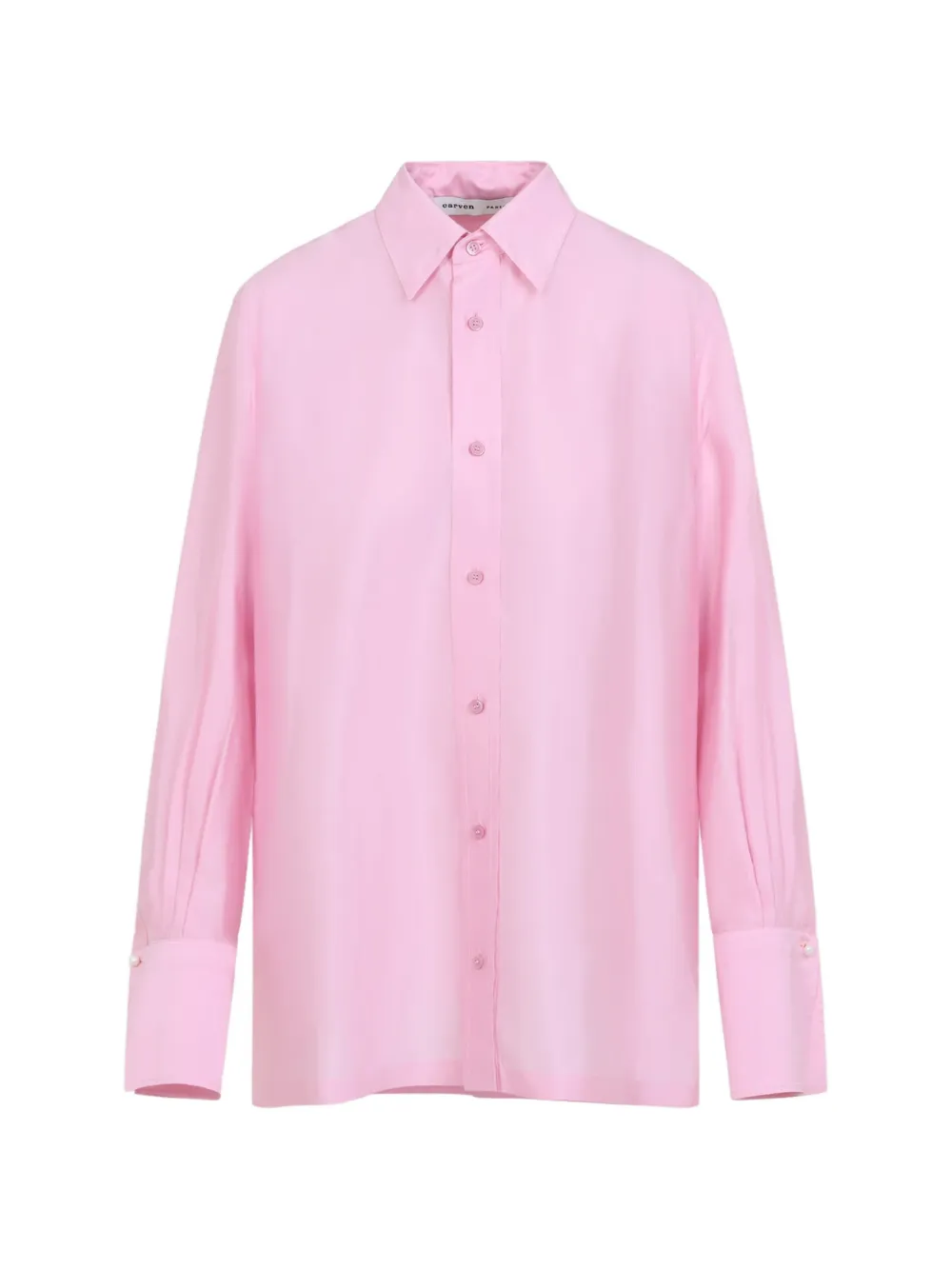Carven button-up silk shirt - Pink