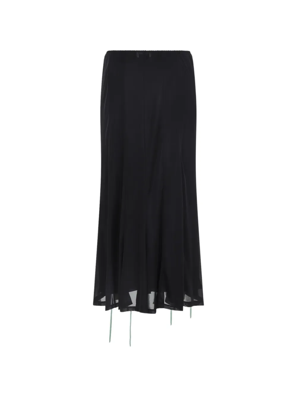 Moschino Midi-rok verfraaid met bloemen Zwart