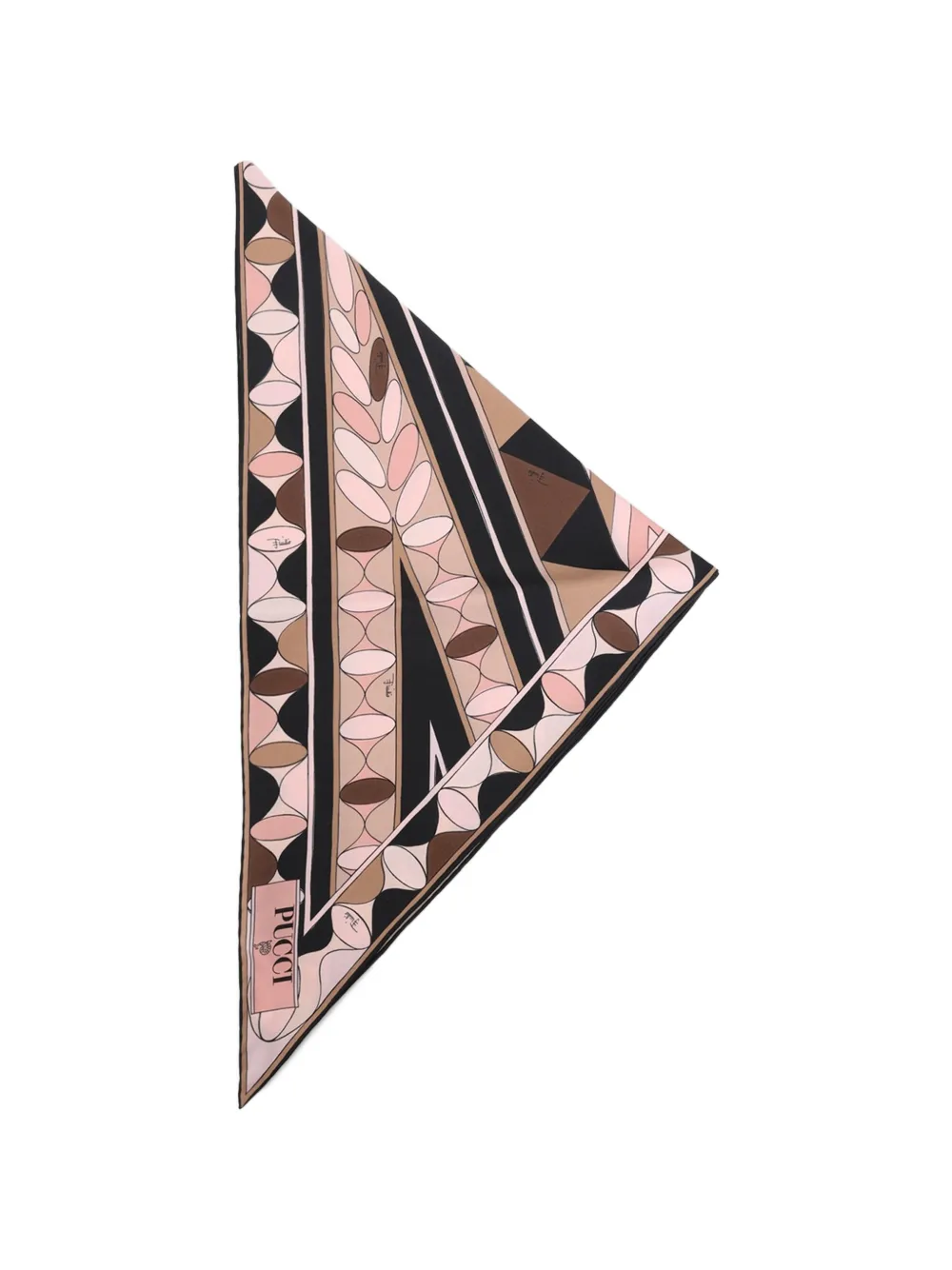PUCCI printed silk scarf - Rosa