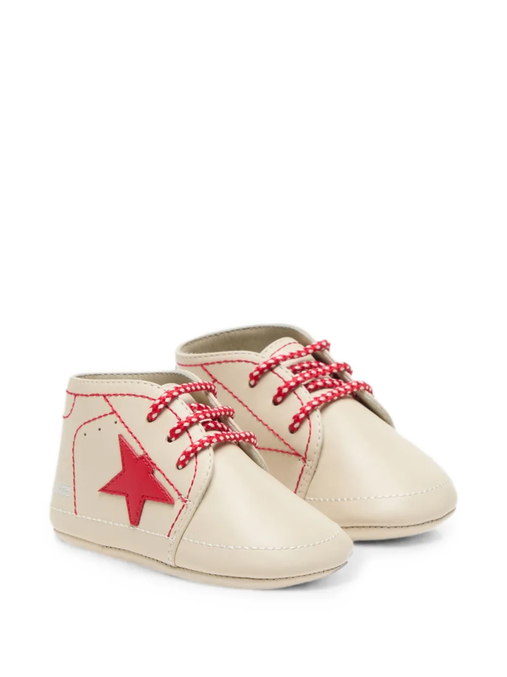 Golden Goose Kids Sneakers met ster-patch Beige