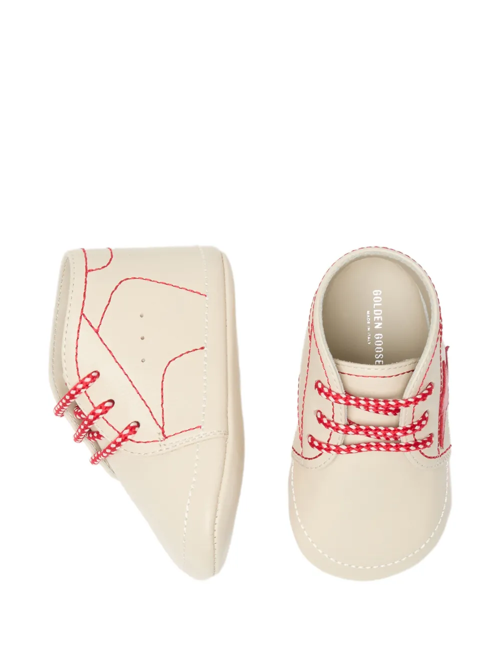Golden Goose Kids Sneakers met ster-patch Beige