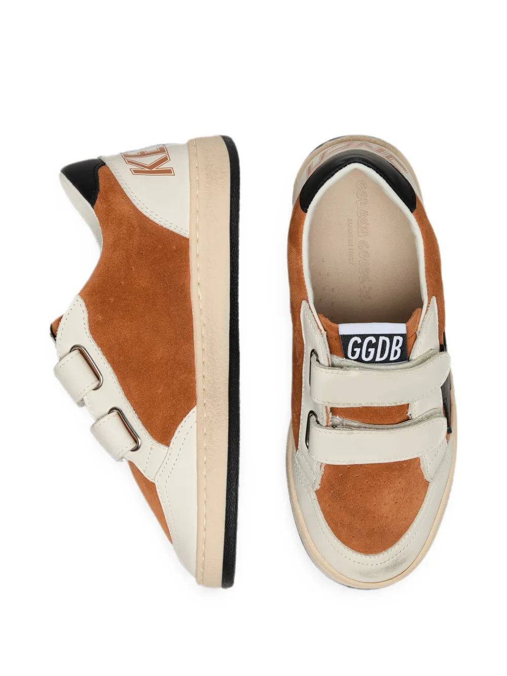 Golden Goose Kids Ball Star leather star sneakers Bruin