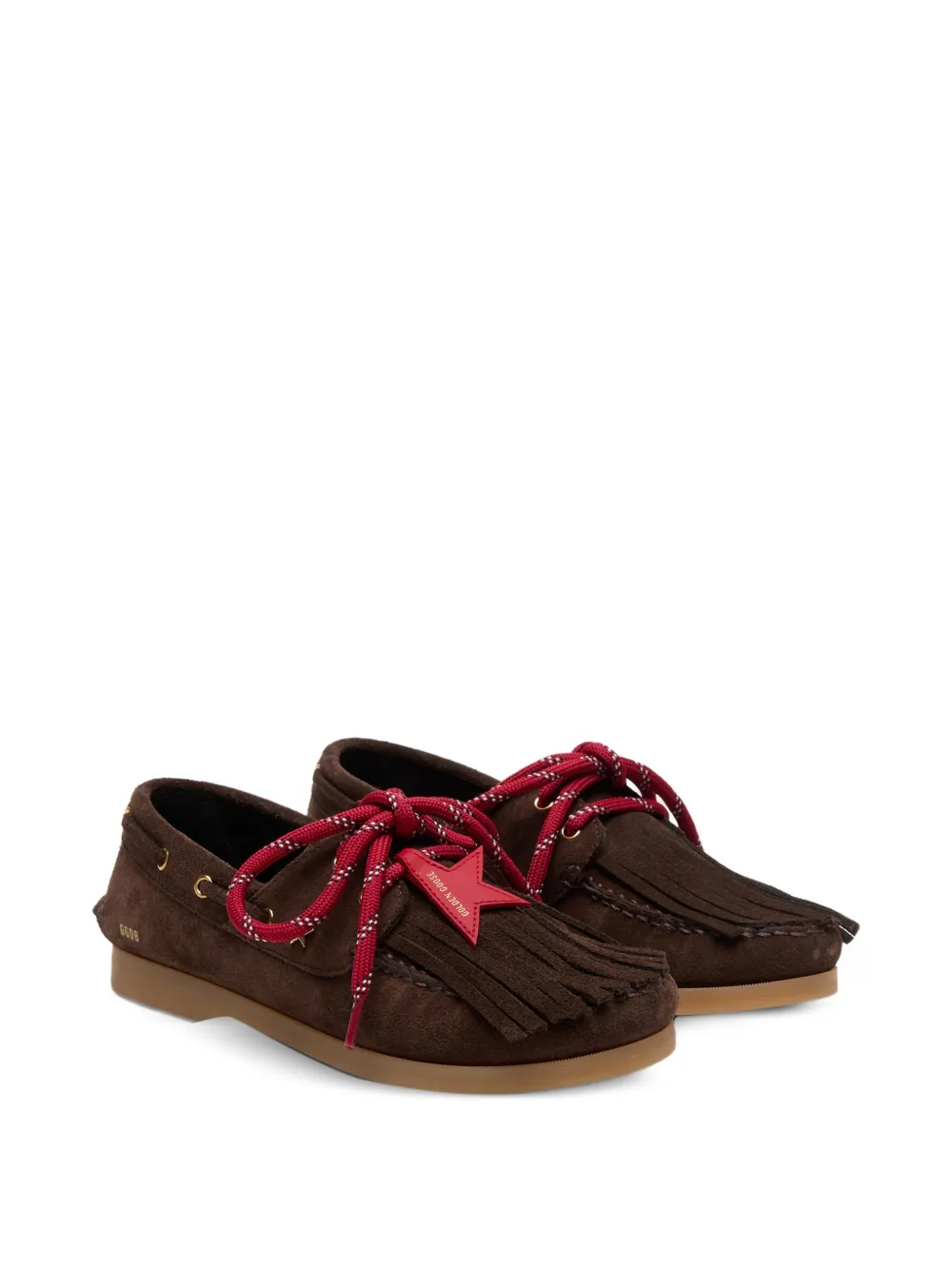 Golden Goose Kids Cruise leather fringes sneakers Bruin