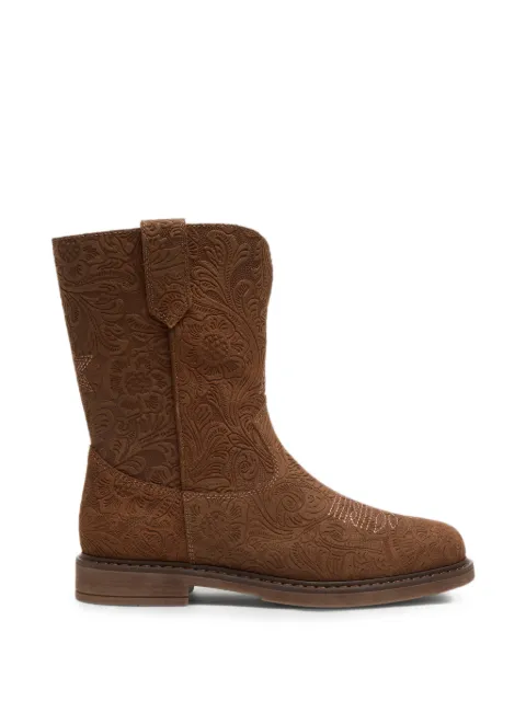 Golden Goose Kids Wish Star flowers boots