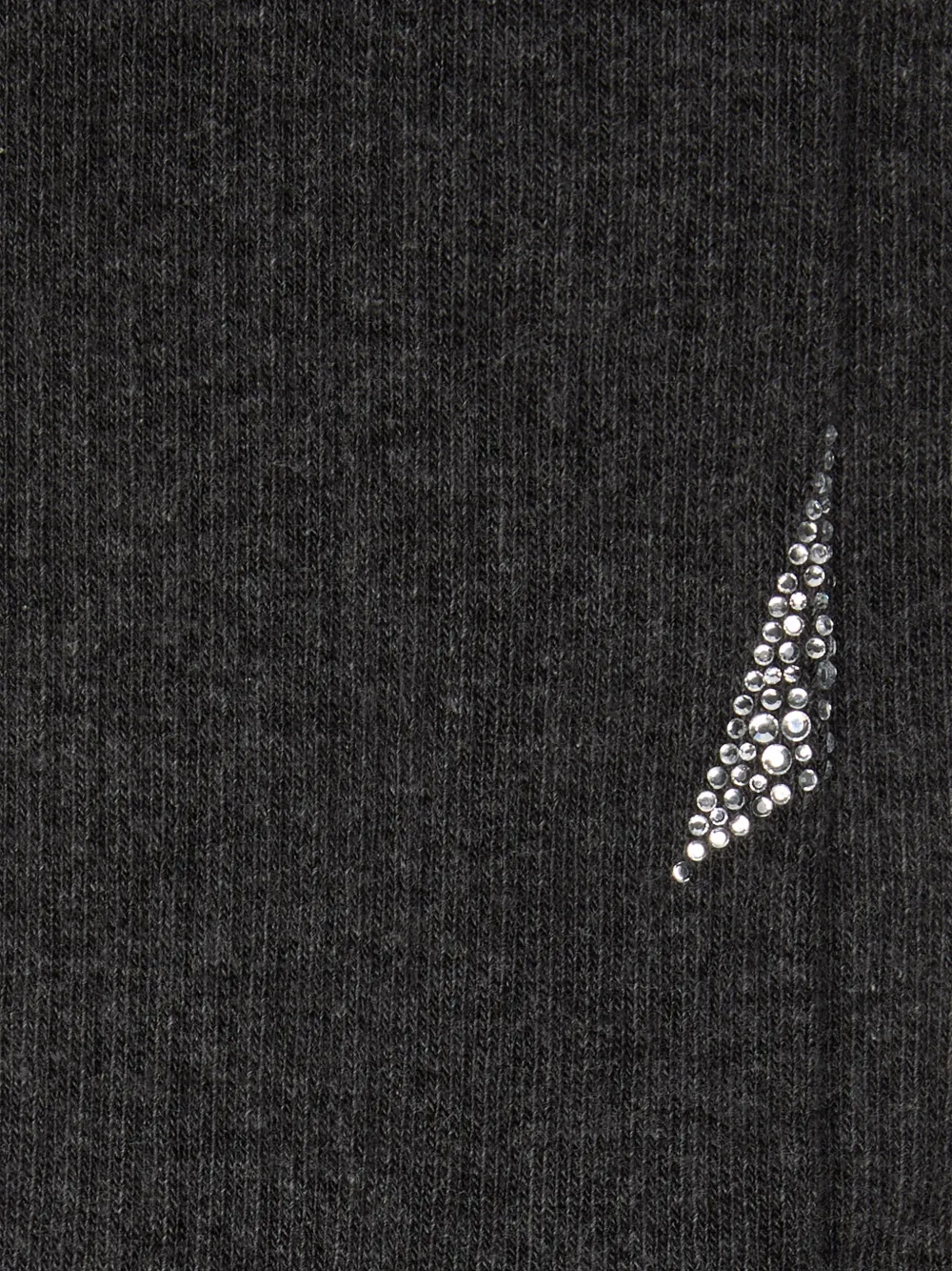 Golden Goose socks low rib back crystal star Grijs