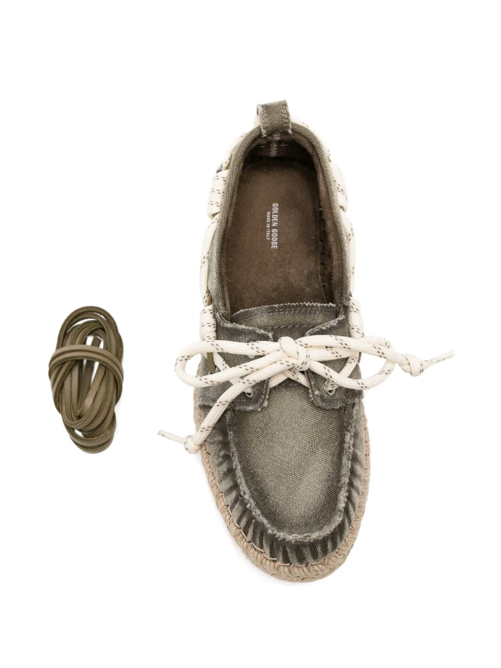 Golden Goose Cruise espadrilles Groen