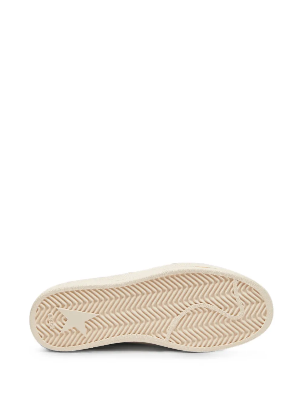 Golden Goose Ball Star LTD witte leren sneakers met bordeauxrode leren ster