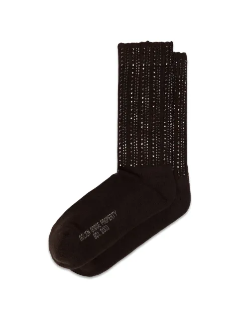 Golden Goose socks low rib/ degrade' crystal