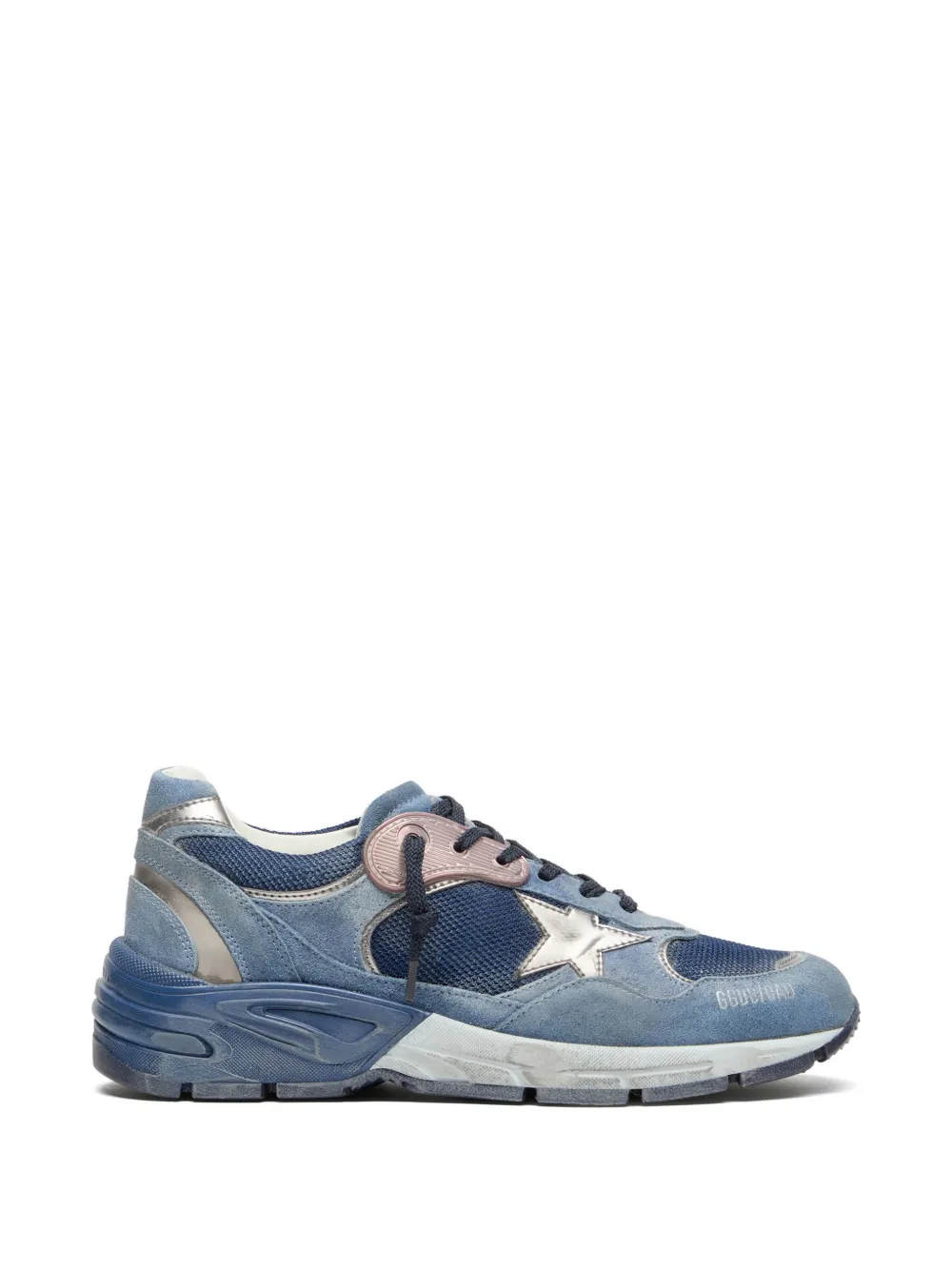 Golden Goose Sneakers Dad-Star in rete e pelle scamosciata - Blu