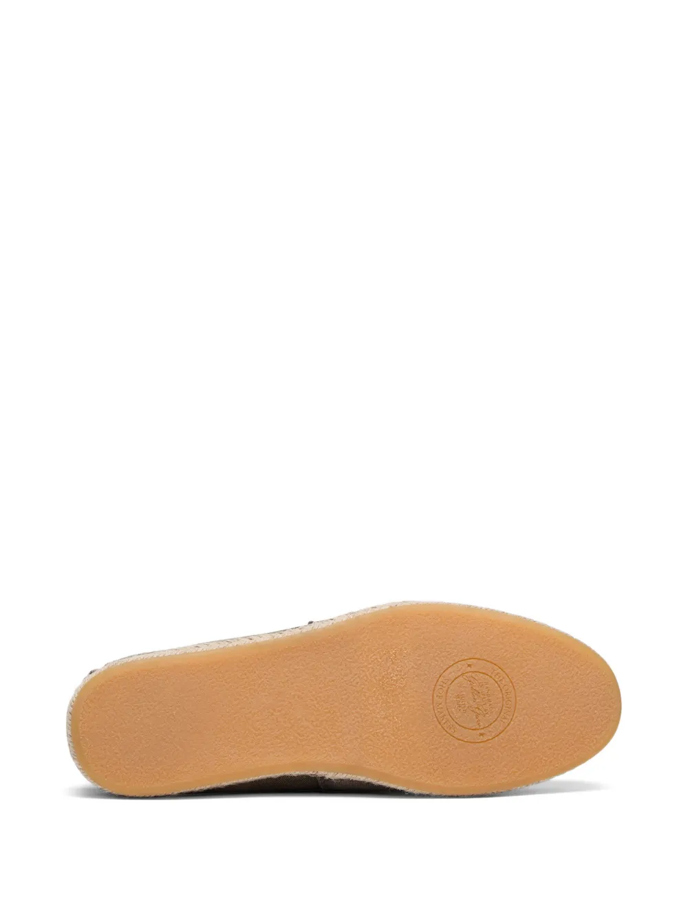Golden Goose Cruise canvas mocassins met juta-effect Groen