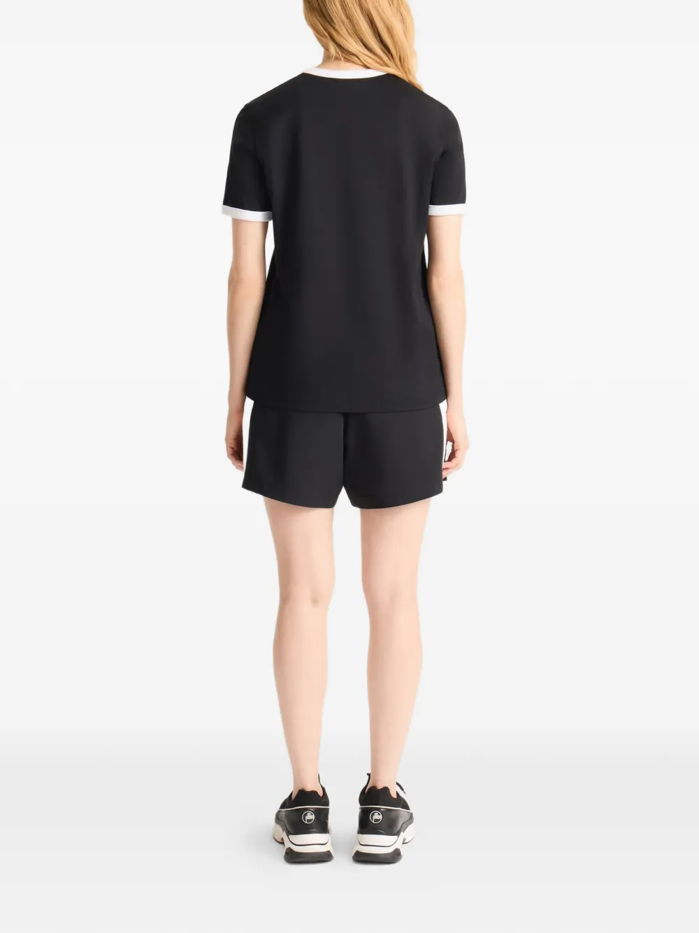 Fusalp Tanixa T-shirt met contrasterende afwerking Zwart
