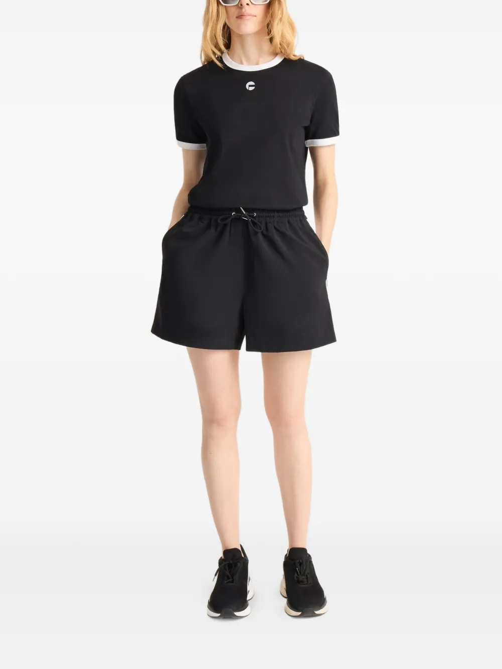 Fusalp Tanixa T-shirt met contrasterende afwerking Zwart
