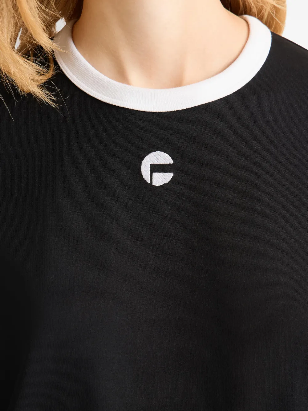 Fusalp Tanixa T-shirt met contrasterende afwerking Zwart