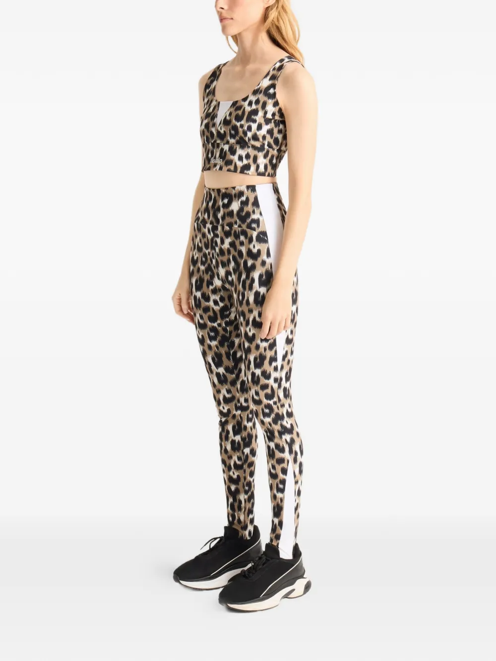 Fusalp Biarris legging met luipaardprint Beige