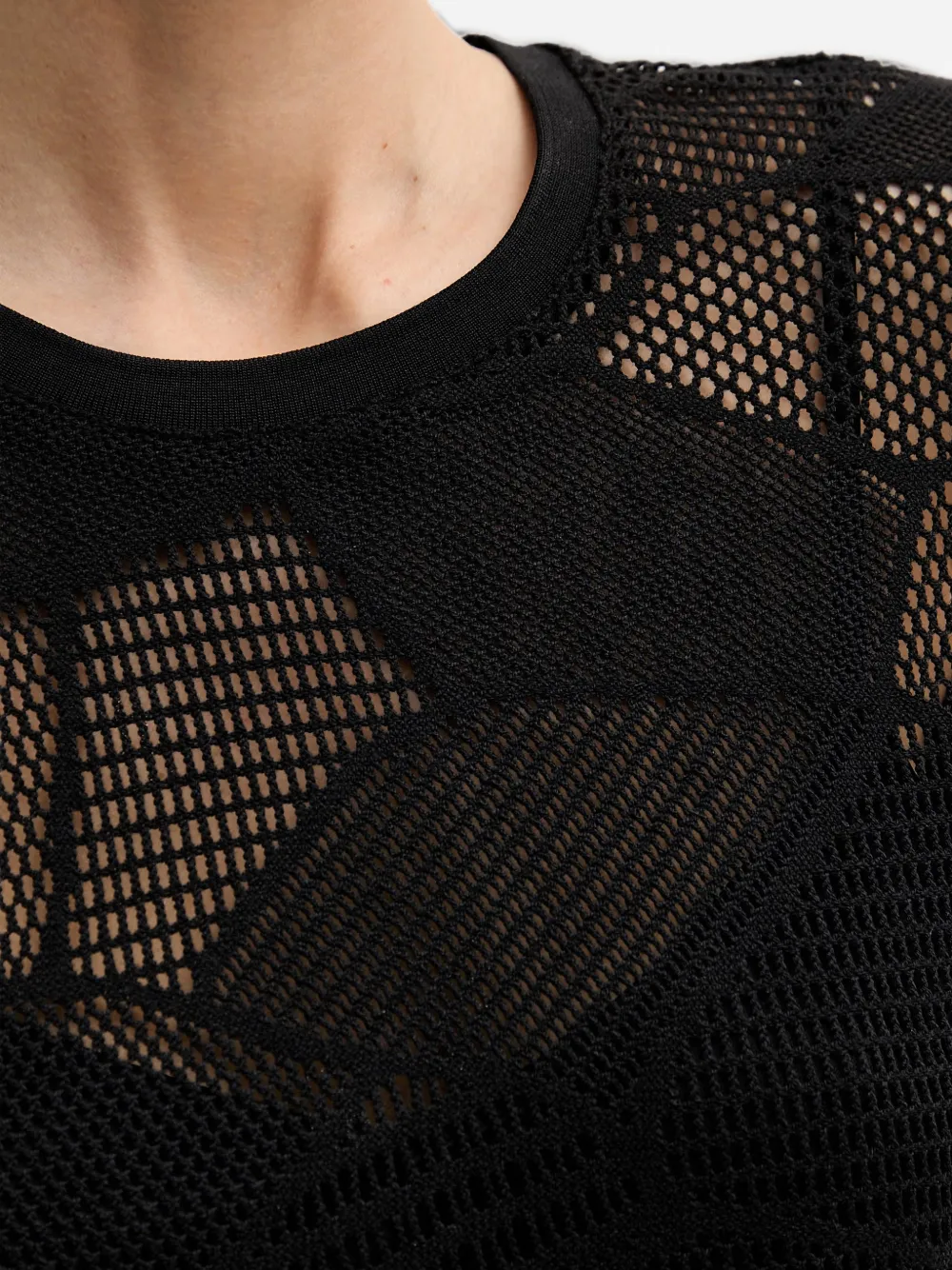 DKNY Blouse met korte mouwen Zwart