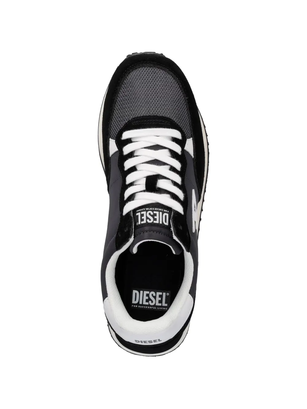 Diesel S-D-Light sneakers met vlakken en logopatch Zwart
