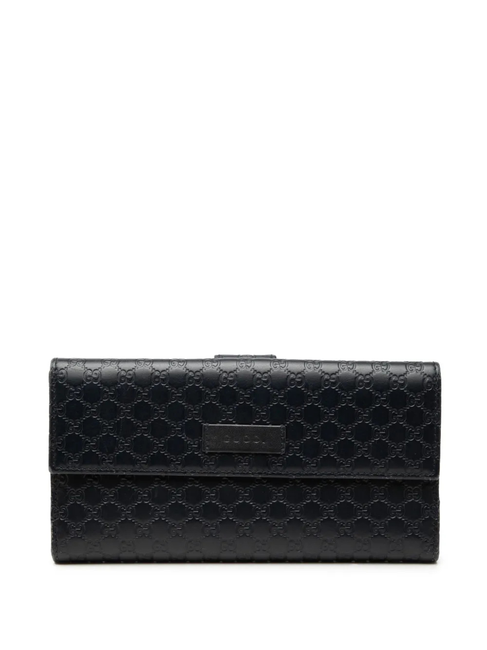 Gucci Pre-Owned 2000-2015 Microguccissima Wallet long wallets - Blu