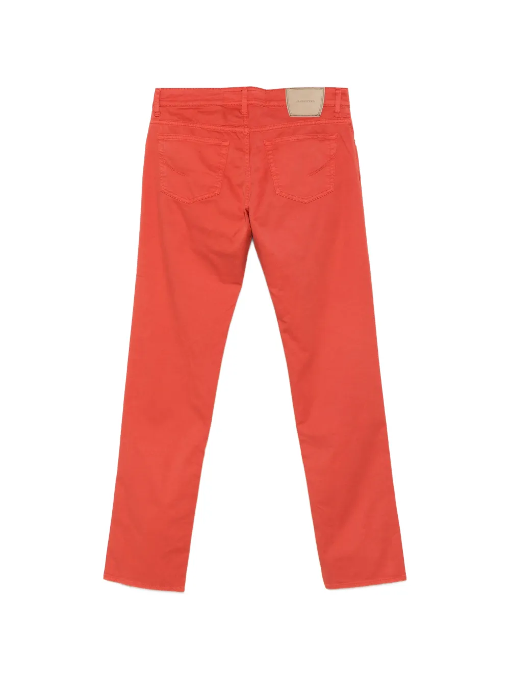  Hand Picked Vaqueros Ravello Con Parche Del Logo - Naranja 