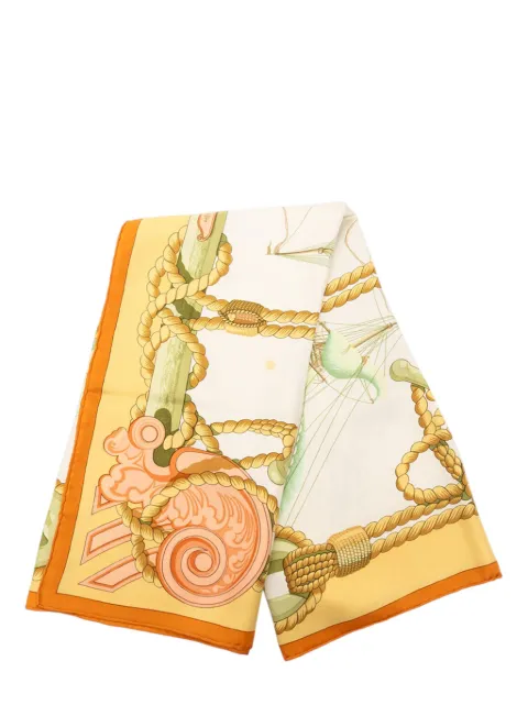 Hermès Pre-Owned 20th Century Tribord Silk Scarf 90 scarves