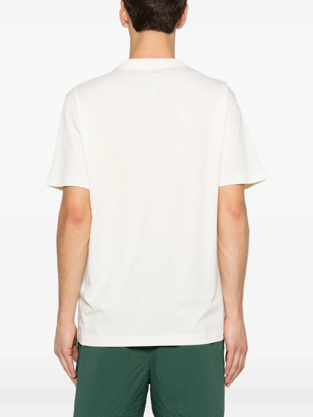Emporio Armani T-shirt met grafische print Beige