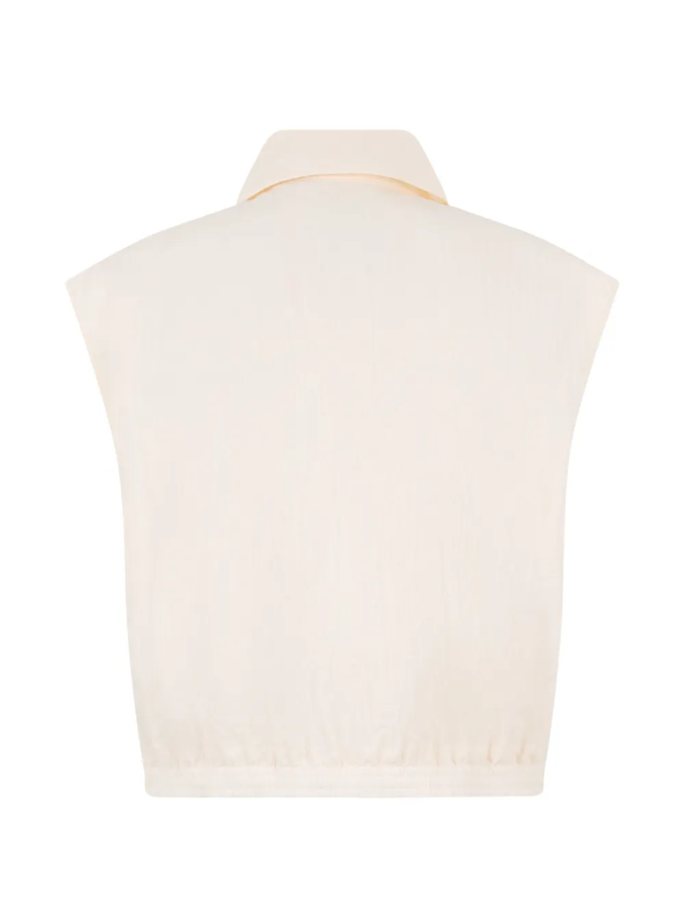 Laminar Mouwloze top Beige