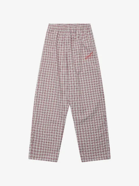 Willy Chavarria pantalon à carreaux