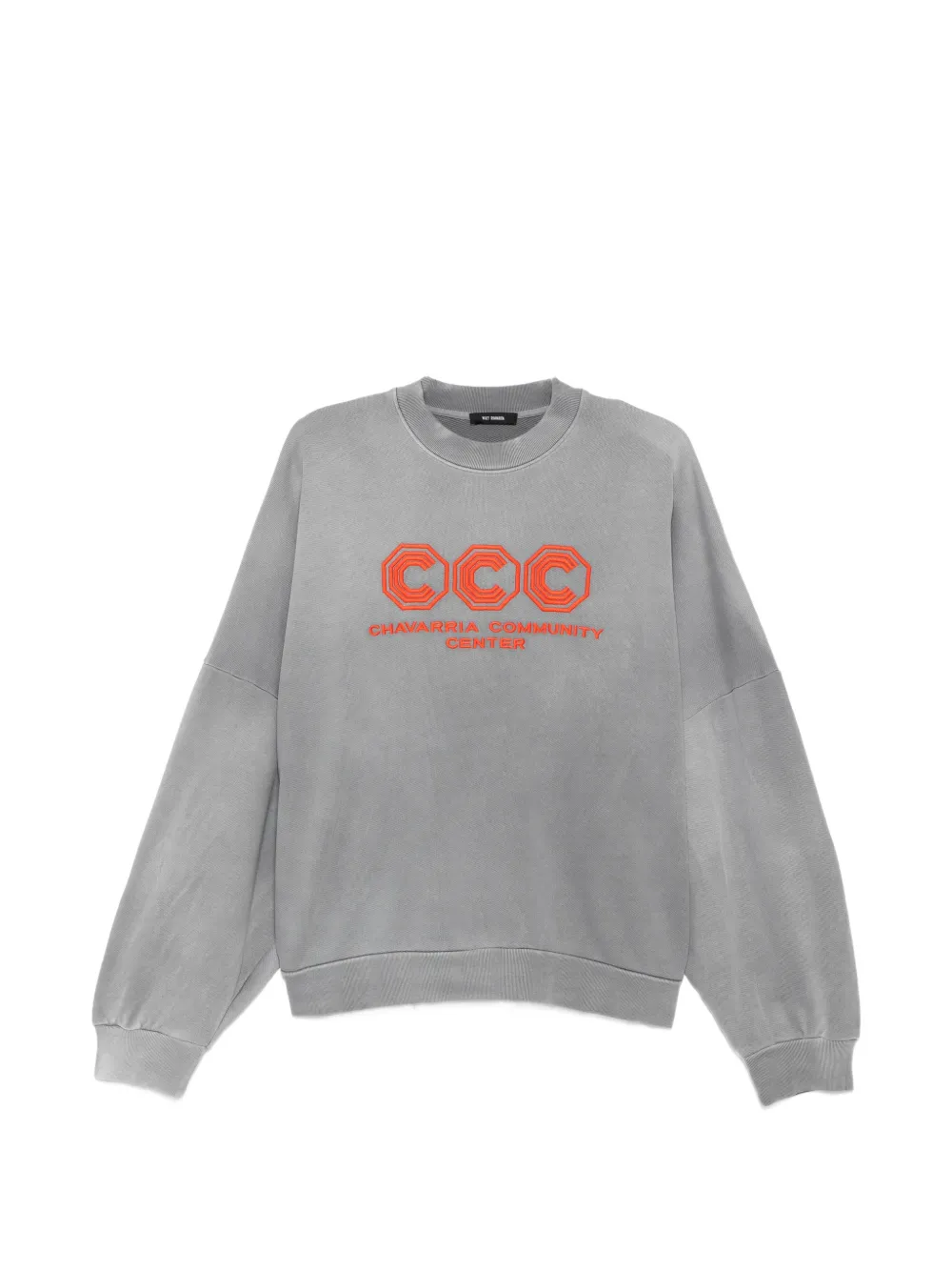 Willy Chavarria Hooligan sweatshirt - Grigio