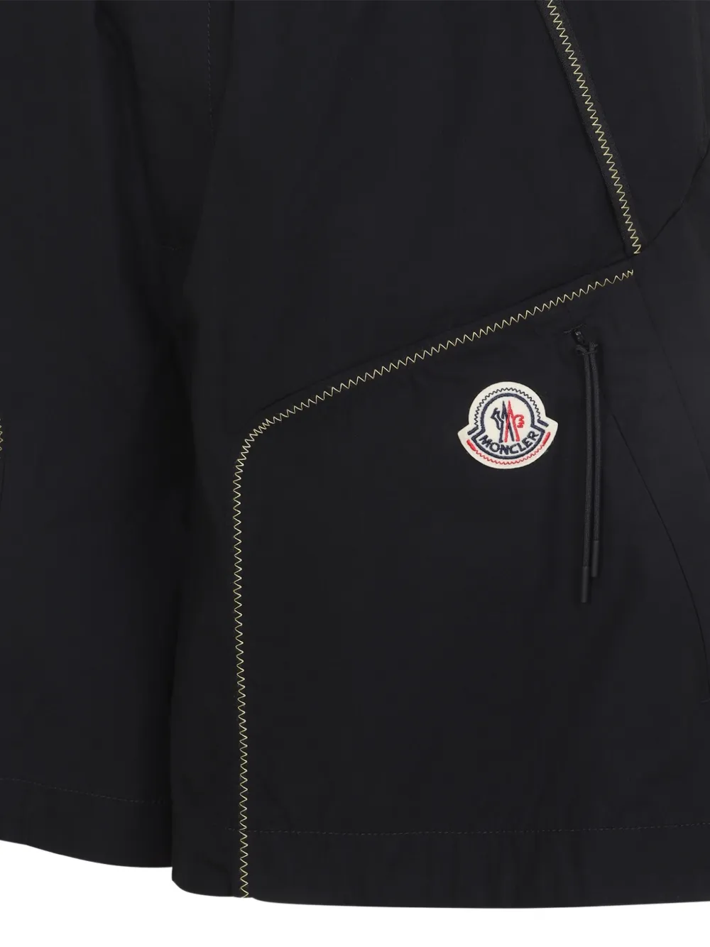 Moncler Katoenen popeline bermuda shorts Zwart