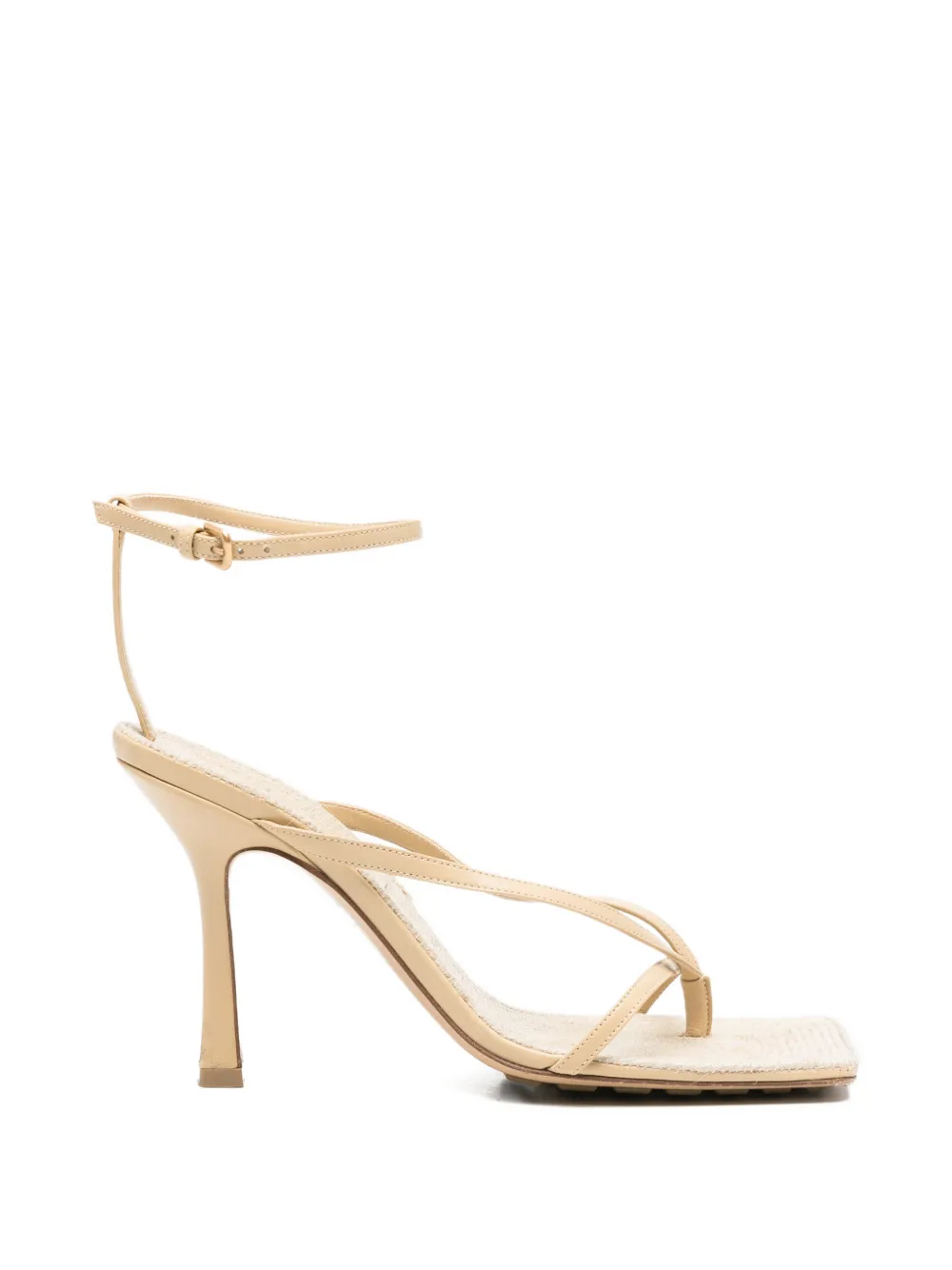 Bottega Veneta Pre-Owned 2010s square-toe sandals - Toni neutri