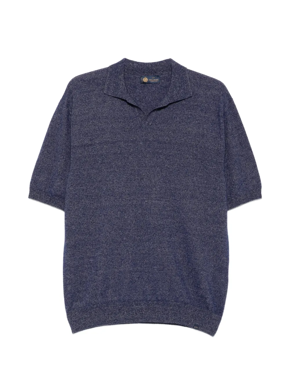 Paul & Shark T-shirt con effetto mélange - Blu