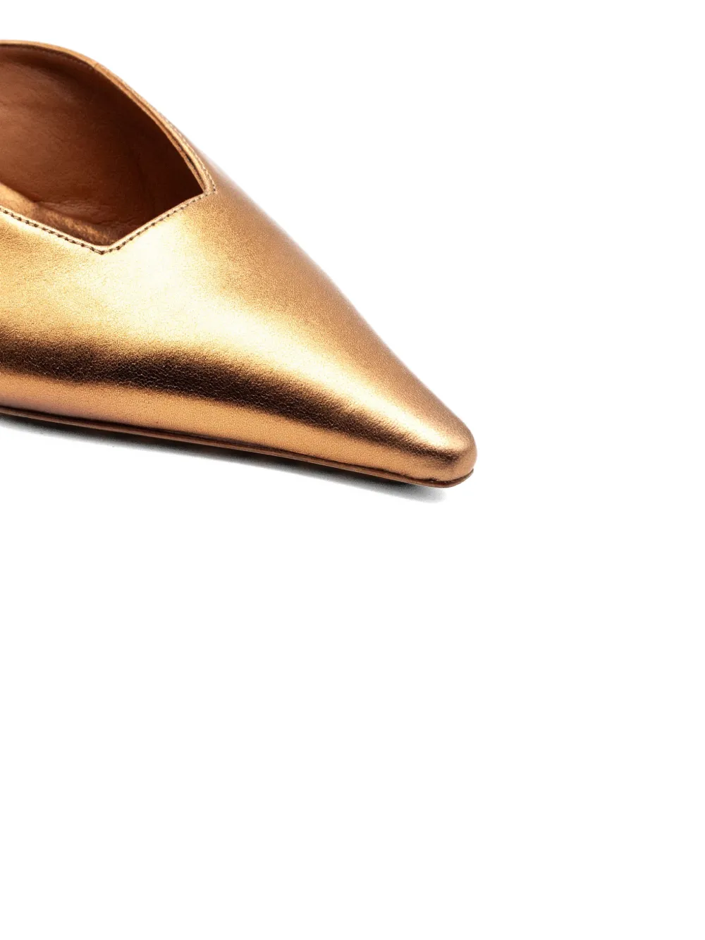 Vic Matie pointed-toe mules Goud