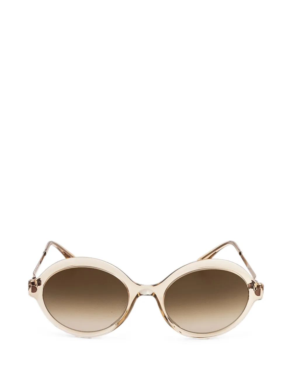 Mykita Noomi round-frame sunglasses - Nude