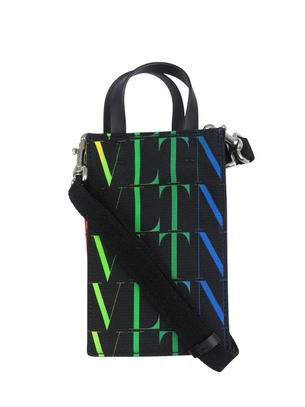 Valentino Garavani Pre-Owned 2010-2025 Canvas VLTN satchel - Nero