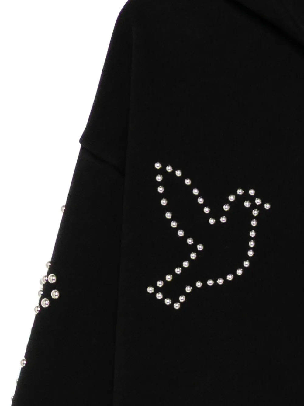 KidSuper Dove & Eye hoodie verfraaid met studs Zwart