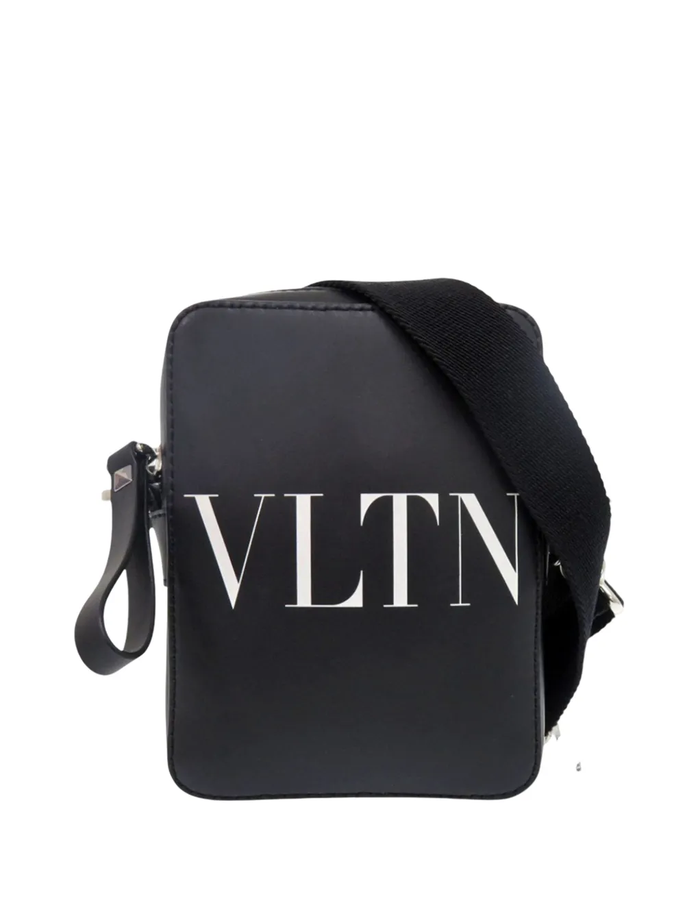 Valentino Garavani Pre-Owned 2000-2025 Small Leather VLTN crossbody bag - Nero