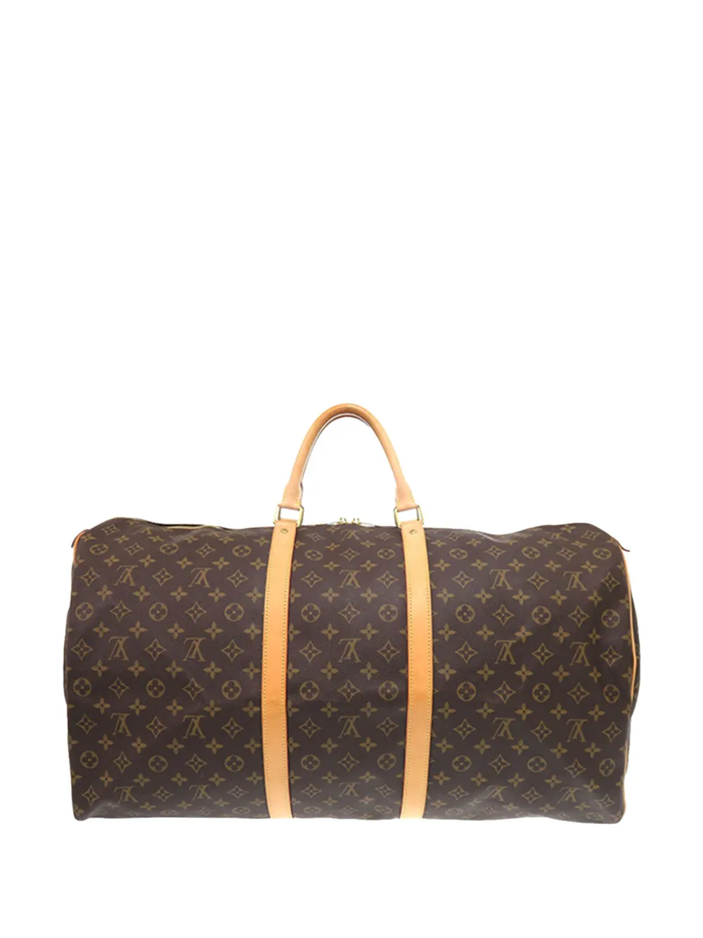 Louis Vuitton Pre-Owned 2015 Monogram Keepall 60 travel bag - Braun