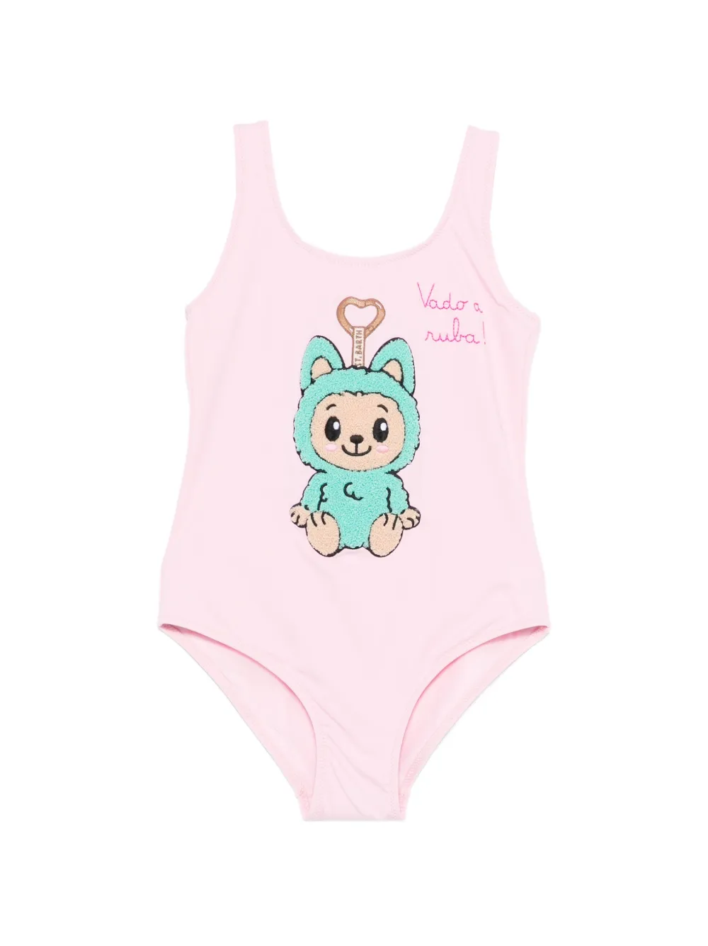 MC2 Saint Barth Kids cartoon-graphic swimsuit - Rosa