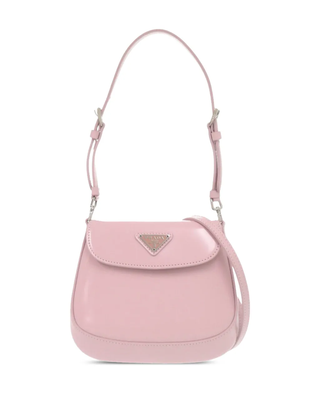 Prada Pre-Owned 2020-2026 Mini Brushed Leather Cleo Bag crossbody bag - Rosa