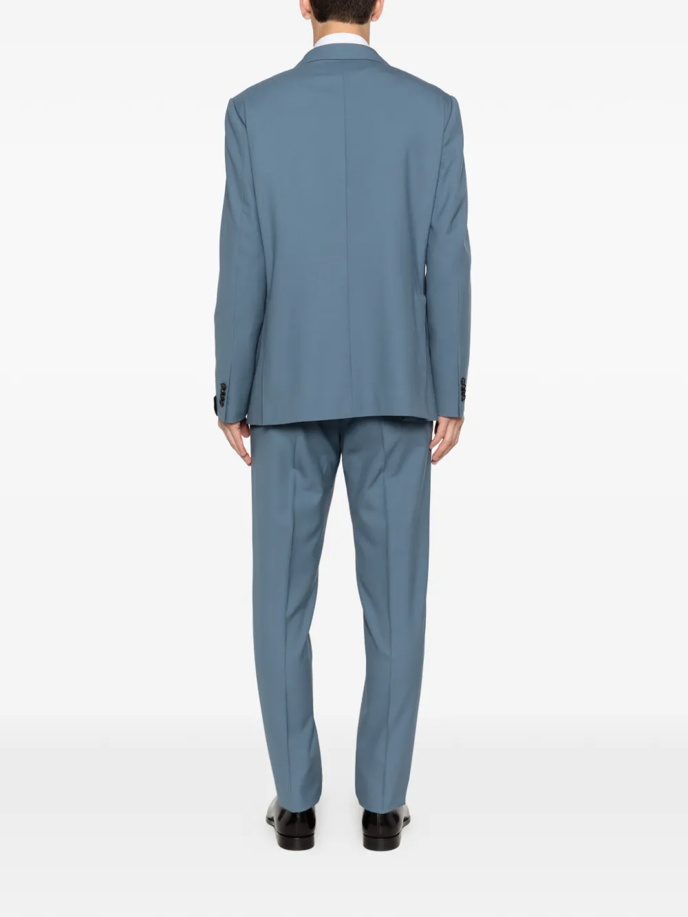 Caruso Pak met dubbele rij knopen Blauw