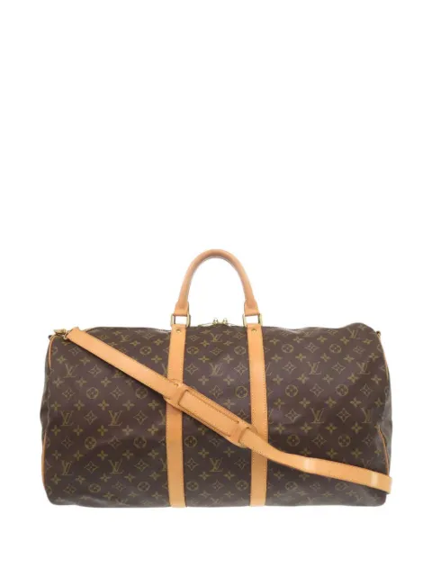 Louis Vuitton Pre-Owned 2001 Monogram Keepall Bandouliere 55 travel bag