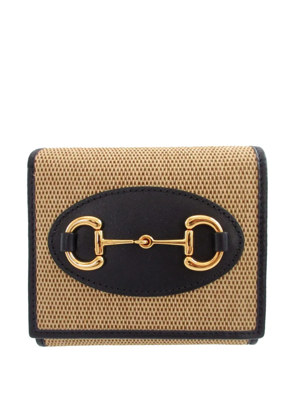 Gucci Pre-Owned 2016-2025 Canvas Horsebit 1955 Bifold Wallet small wallets - Blu