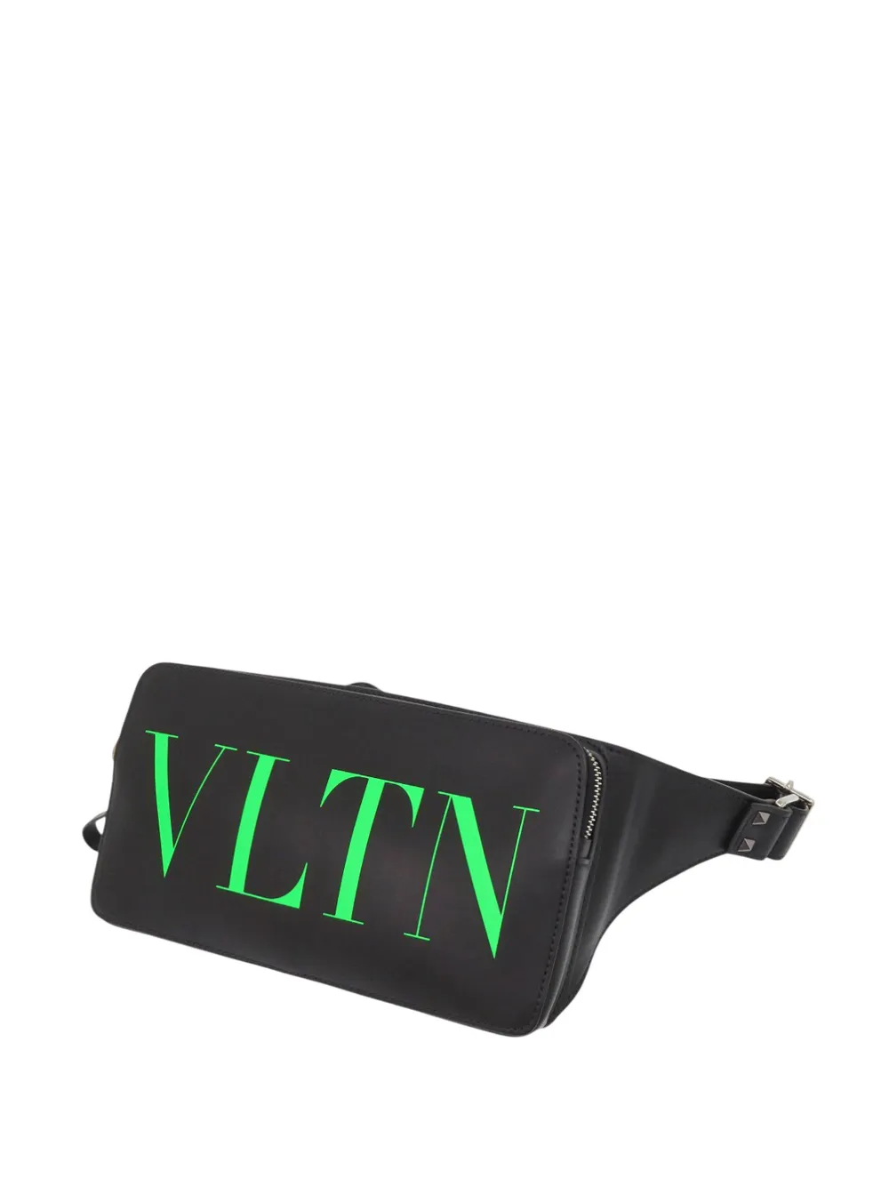 Valentino Garavani Pre-Owned 2018-2026 Leather VLTN Rockstud belt bag - Verde