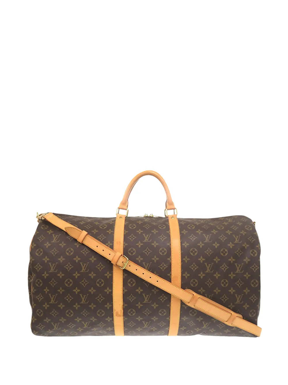 Louis Vuitton Pre-Owned 2004 Monogram Keepall Bandouliere 60 travel bag - Braun