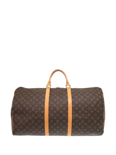 Louis Vuitton Pre-Owned 1992 모노그램 키폴 60 트래블 백