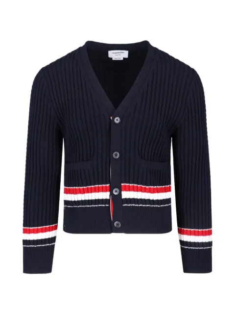Thom Browne 스트라이프 니트 가디건