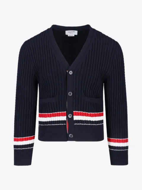 Thom Browne Gestreept gebreid vest