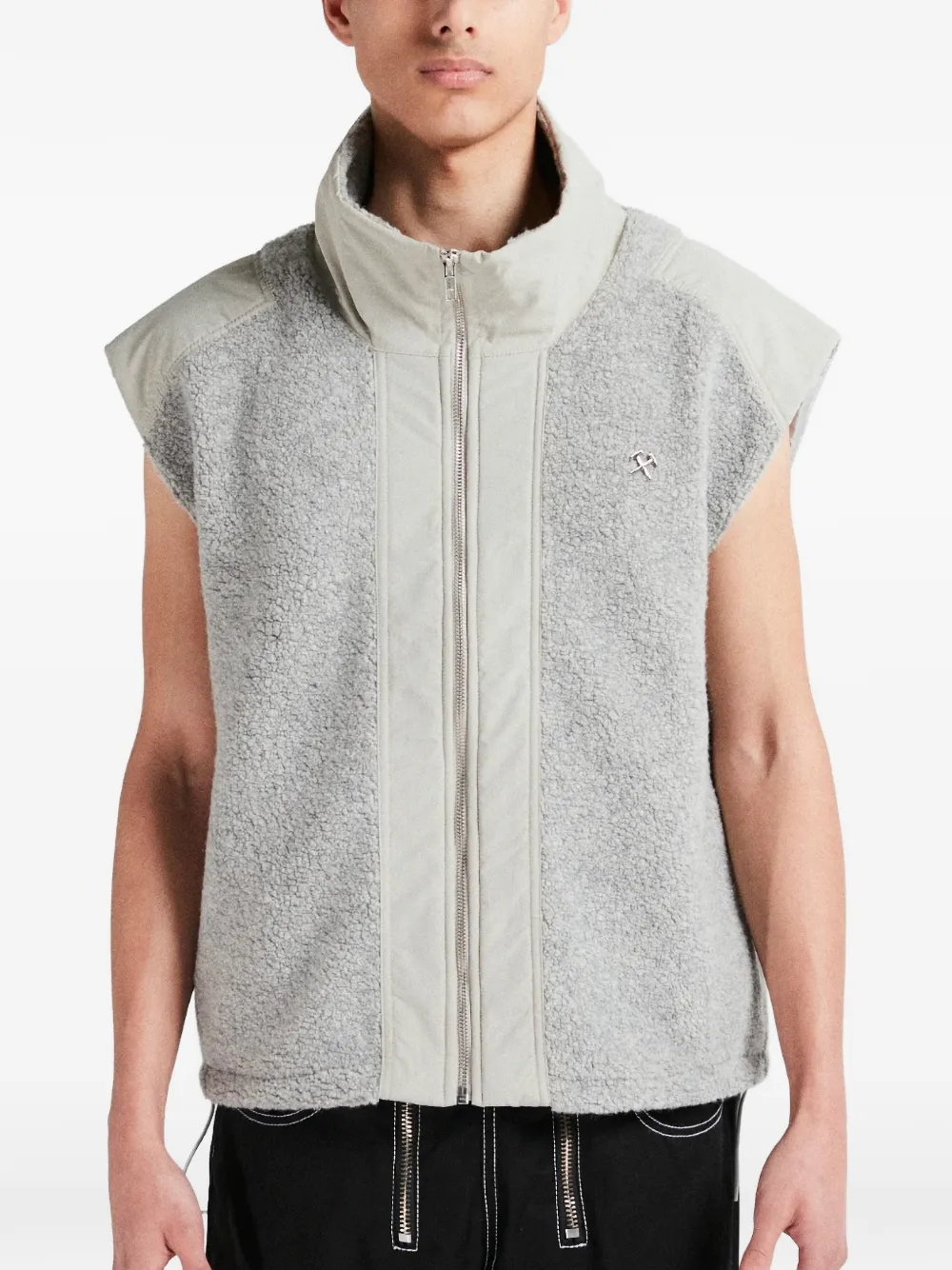 GmbH Dovre full-zip vest Grijs