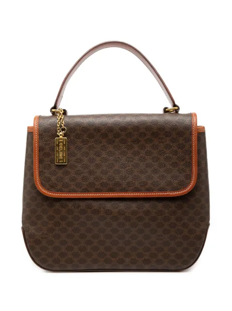 Celine Pre-Owned 1995 Macadam Coated Canvas satchel